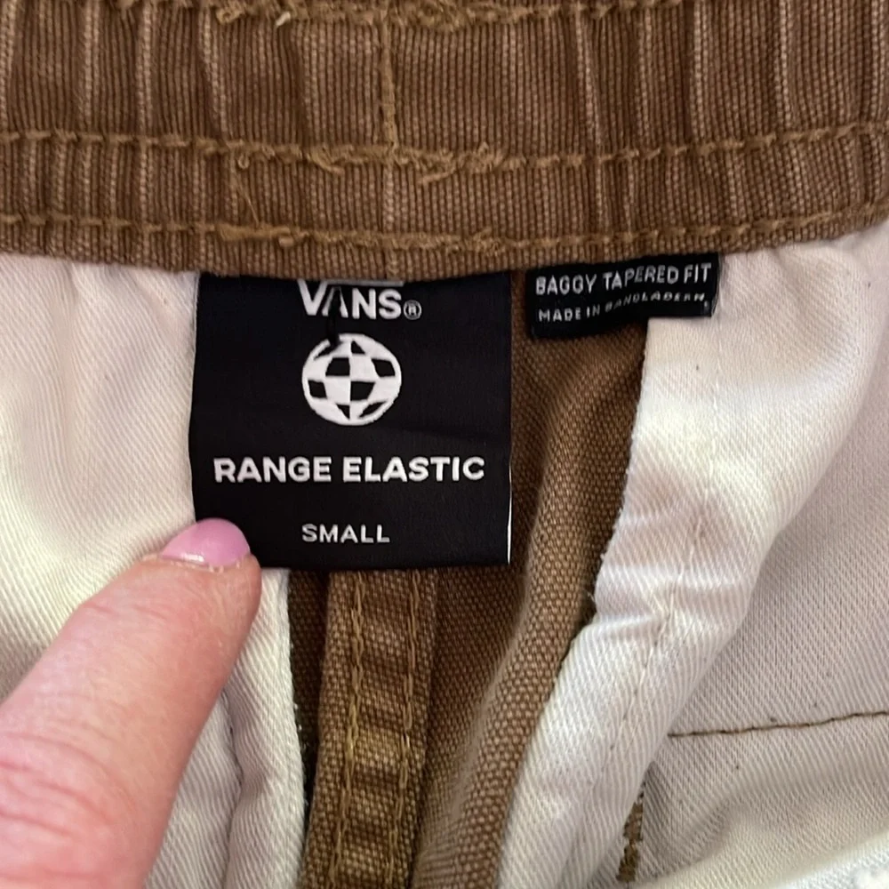 Vans Range Cargo Elastic Waist Baggy Fit Pants- S